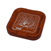 Mag Grab with orange square base and butterfly fish graphic