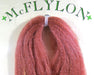 a sample of copper mcflylon for tying flies