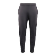 Dark thermal pant with elastic waistband and tapered leg cuffs