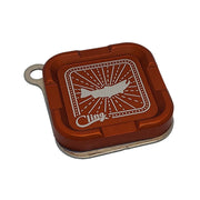 Cling Mag Grab in brown square tray with butterfly graphic and Cling logo