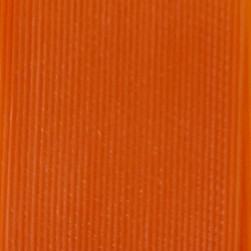 Round rubber strip, solid orange ribbed texture