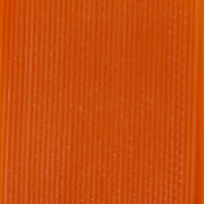 Orange round rubber leg material for tying flies