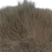 Marabou select plumes in gray with thick, fluffy feather fibers