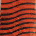 Black and Orange barred rubber leg material for tyinng flies