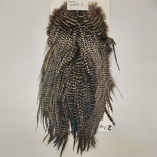 sideling hill hackle saddle 2 grizzly