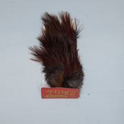 Whiting tailing pack with dark brown and black feather fibers