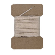 Sparkle yarn spool in off-white