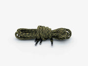 Yakoda Guide laces in olive camo, bundled with two lace tips and grommets