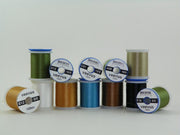 Veevus thread spool set with mixed colors on bobbins