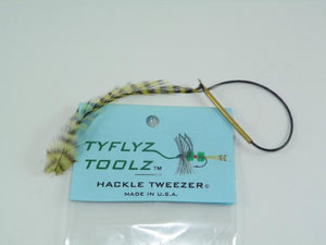 tyflyz toolz hackle pliers from Rangeley Maine fly fishing shop