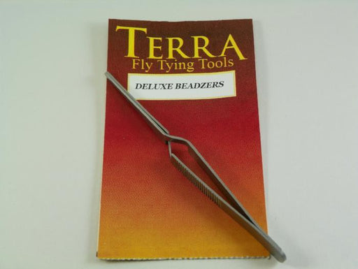 Beadzer tool from Terra Used for picking up beads for easy placement on a hook when tying flies