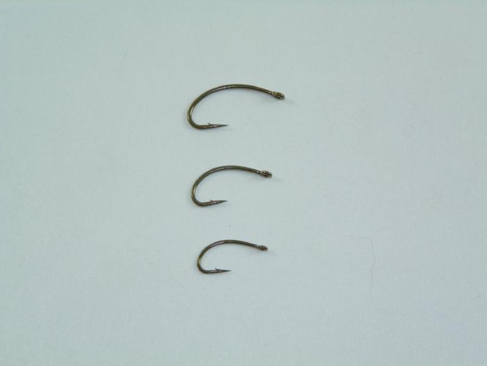 Mustad C49S curved nymph 25 ct from Rangeley Maine fly fishing shop