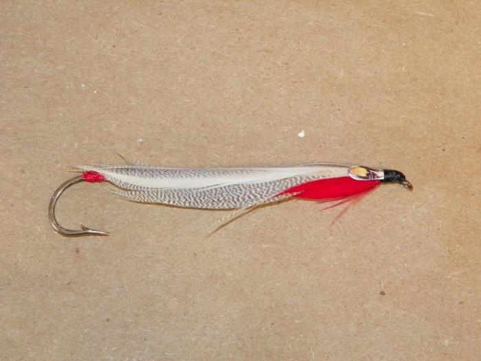 Joe's Smelt #2 8X long from Rangeley Maine fly fishing shop
