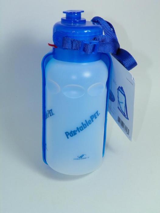 portablepet water bottle from Rangeley Maine fly fishing shop