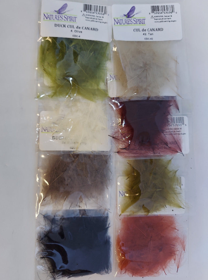 eight packages of cul de canard from Nature's Spirit