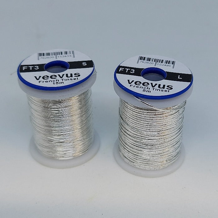 Veevus French Tinsel  - silver