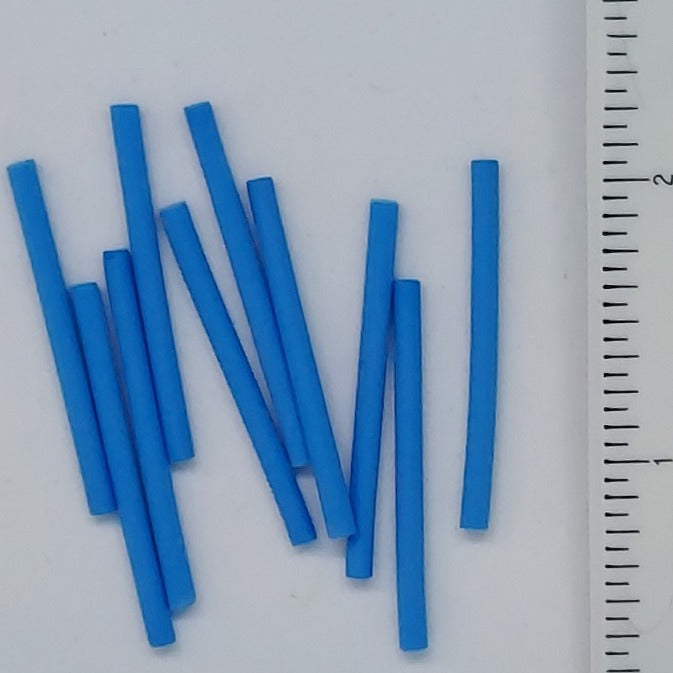 Blue foam cylinders, dispensing tube style with multiple pieces