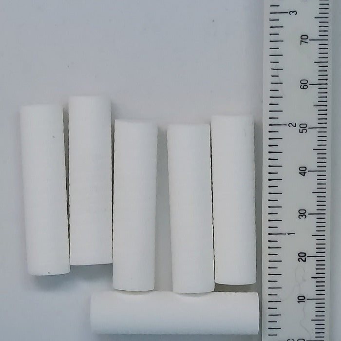 while foam cylinders for fly tying