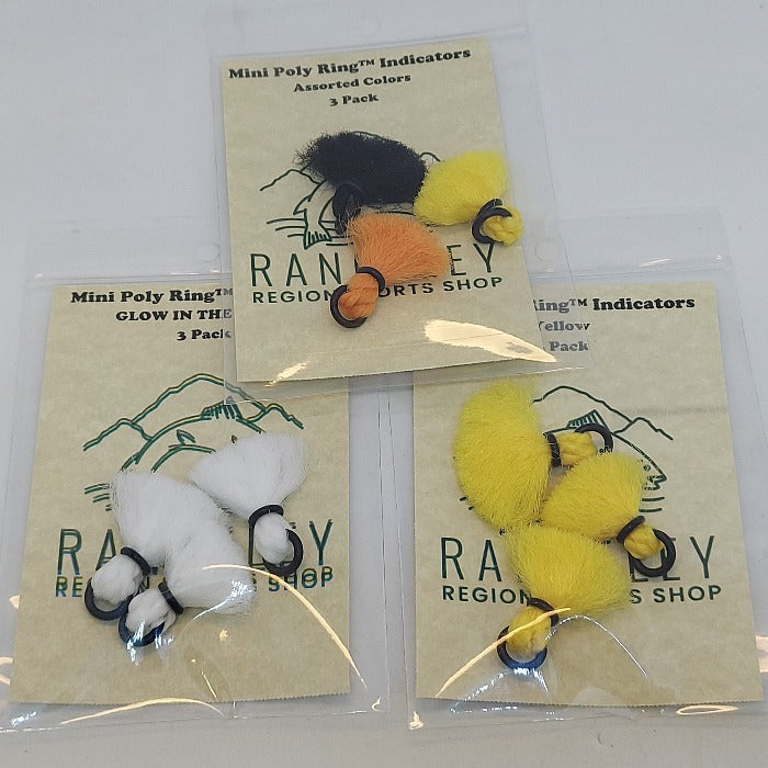 3 packages of yarn strike indicators from Stone Creek