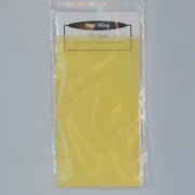 Hopper yellow web wing sheet in a plastic sleeve