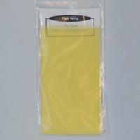 2 pieces of web wing fabric for fly tying - hopper yellow color