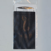 Black web wing sheet in a plastic sleeve