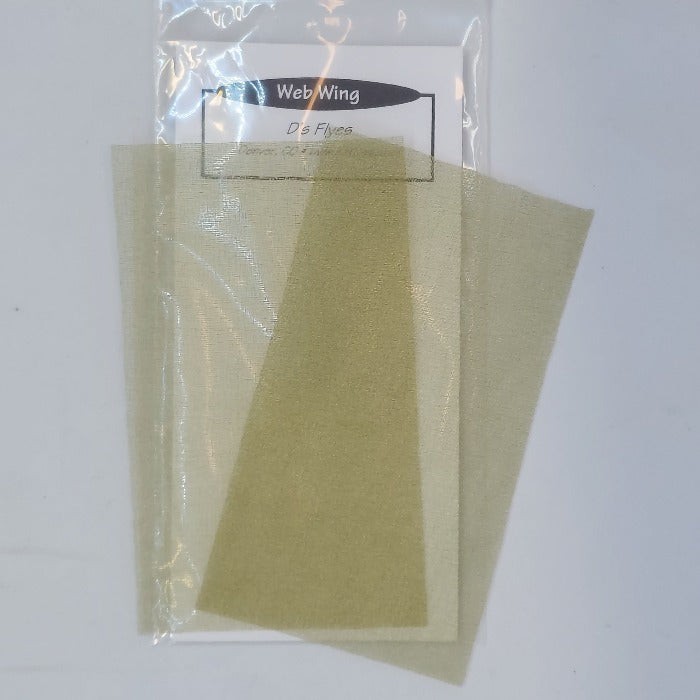 2 pieces of web wing fabric for fly tying