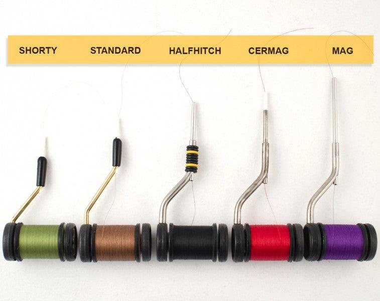 Rite Bobbin thread holder with multiple bobbin colors and metal needles
