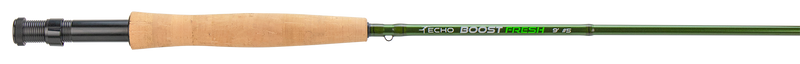 Echo Boost Fresh green cylindrical tube with tan cap and black nozzle