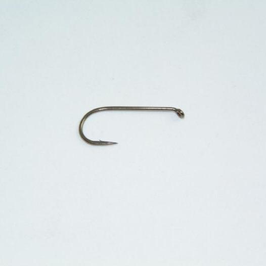Daiichi dry fly hook with curved shank and small eye