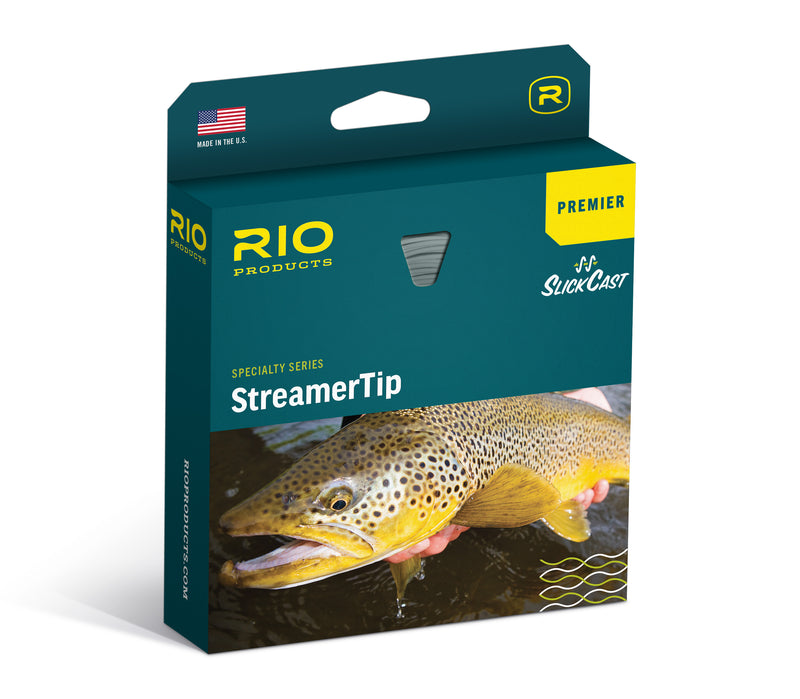 StreamerTip fly line in retail box with fish photo