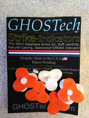 Strike-Indicators pack with orange and red buoyancy puck float pieces