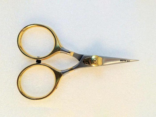 4" long razor scissors from Dr. Slick used for tying fly fishing flies