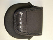 Sage neoprene reel case with side webbing and vertical SAGE logo patch