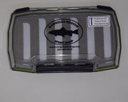 TETON polycarbonate waterproof box with transparent lid and black center latch, label on top