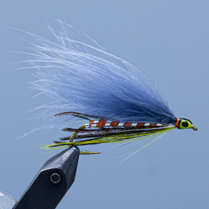 gray ghost marabou at a maine fly shop
