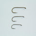 3 sizes of mustad r50-94840 dry fly hooks from Rangeley Maine fly fishing shop 