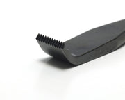 Hareline dubbing rake metal comb teeth on dark handle