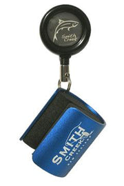 Smith Creek rod clip with blue holder and black foam pad