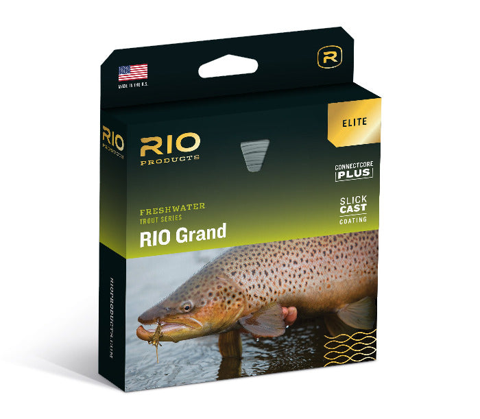 Rio Elite Grand fly line box for freshwater fishing, Elite slick cast coating