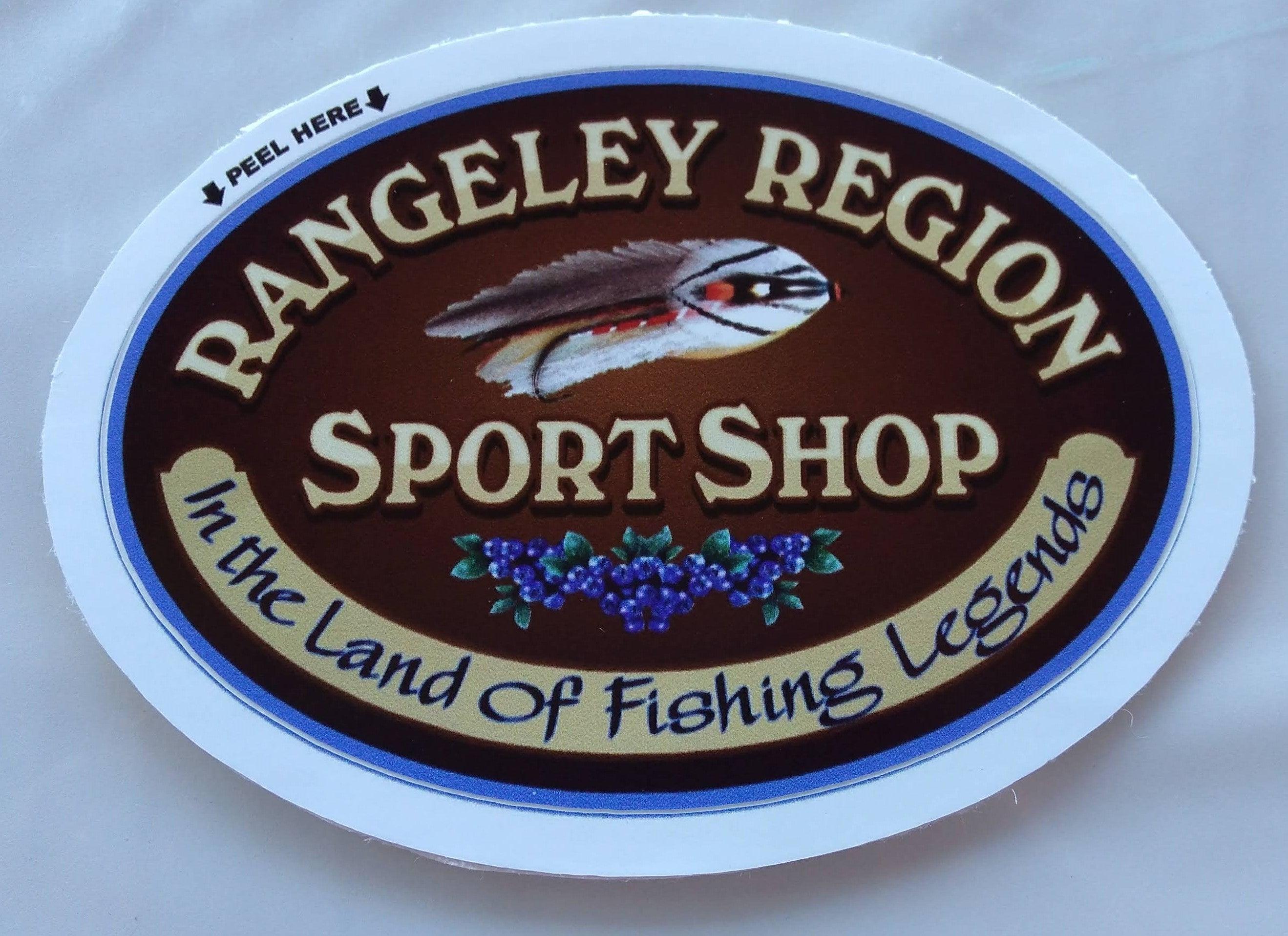 RRSS logo/sign sticker - Rangeley Region Sports Shop