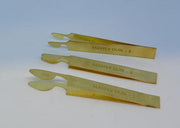 Fly wing burners with wing-shaped ends; labels read MAYFLY DUN 1–3