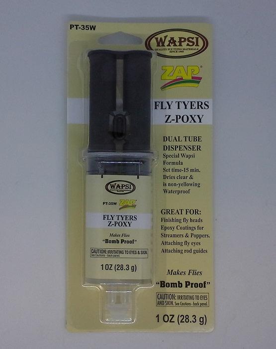 Fly Tyer's Z-Poxy dual tube dispenser, 1 oz epoxy for fly tying