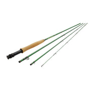 Redington Vice fly fishing rod with cork handle and green blank, black reel seat, guides