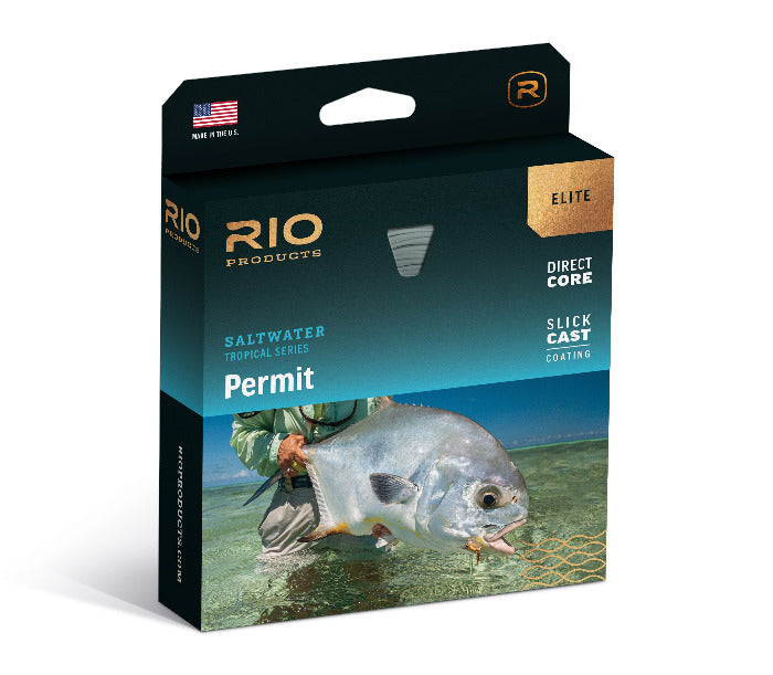Rio Elite Permit fly line package, Direct Core slick cast coating