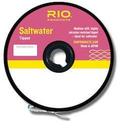 RIO Products saltwater nylon tippet spool, dark line on circular reel