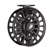 Sage Enforcer fly reel close-up, vented frame and round central cap