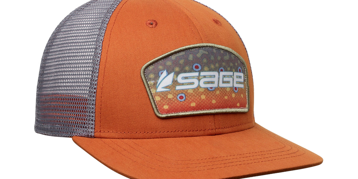 Sage Brook Trout Trucker Hat — Rangeley Region Sports Shop