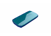 Premium fly box with teal patterned top and clear insert