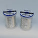 two spools of veevus silver french oval tinsel